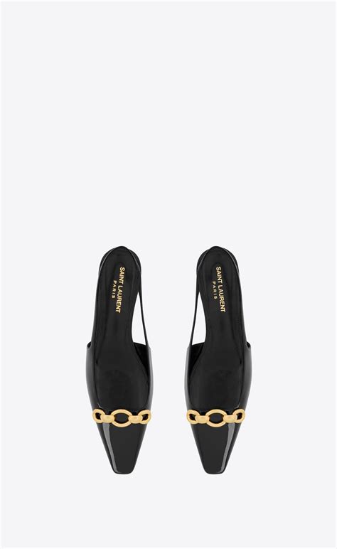 ysl slingback flats